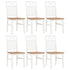 Maison Madeleine -  7 Piece Dining Set Solid Oak Wood